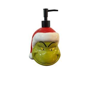 Dr. Seuss The Grinch Who Stole Christmas Face Soap Dispenser Pump 8.5”